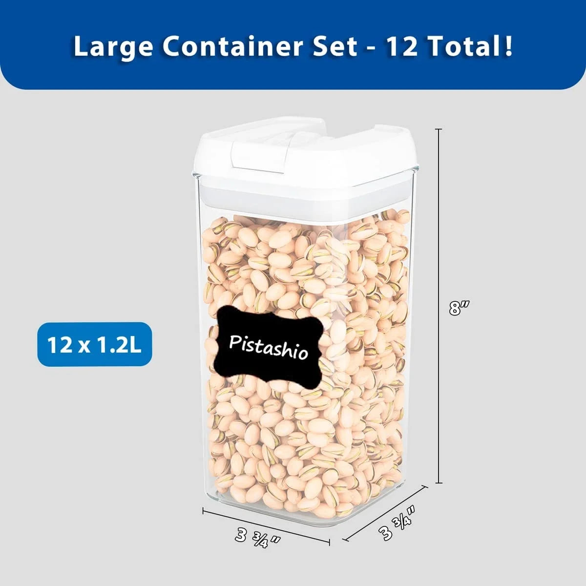12pcs Airtight Food Storage Containers Set P4820