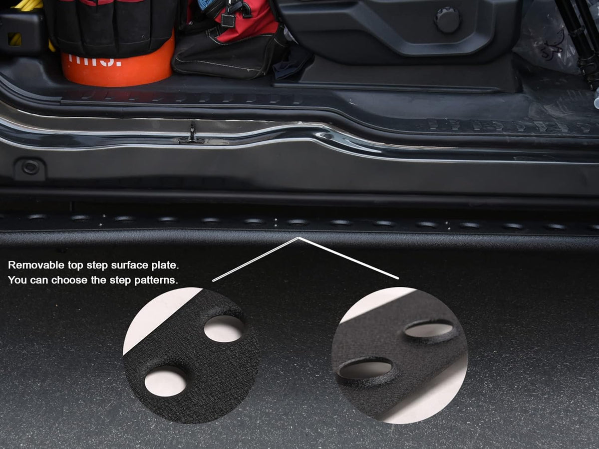 Textured Black Side Step Running Boards N55835