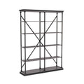 Antique Grey 5 Layer Metal Bookcase X76131