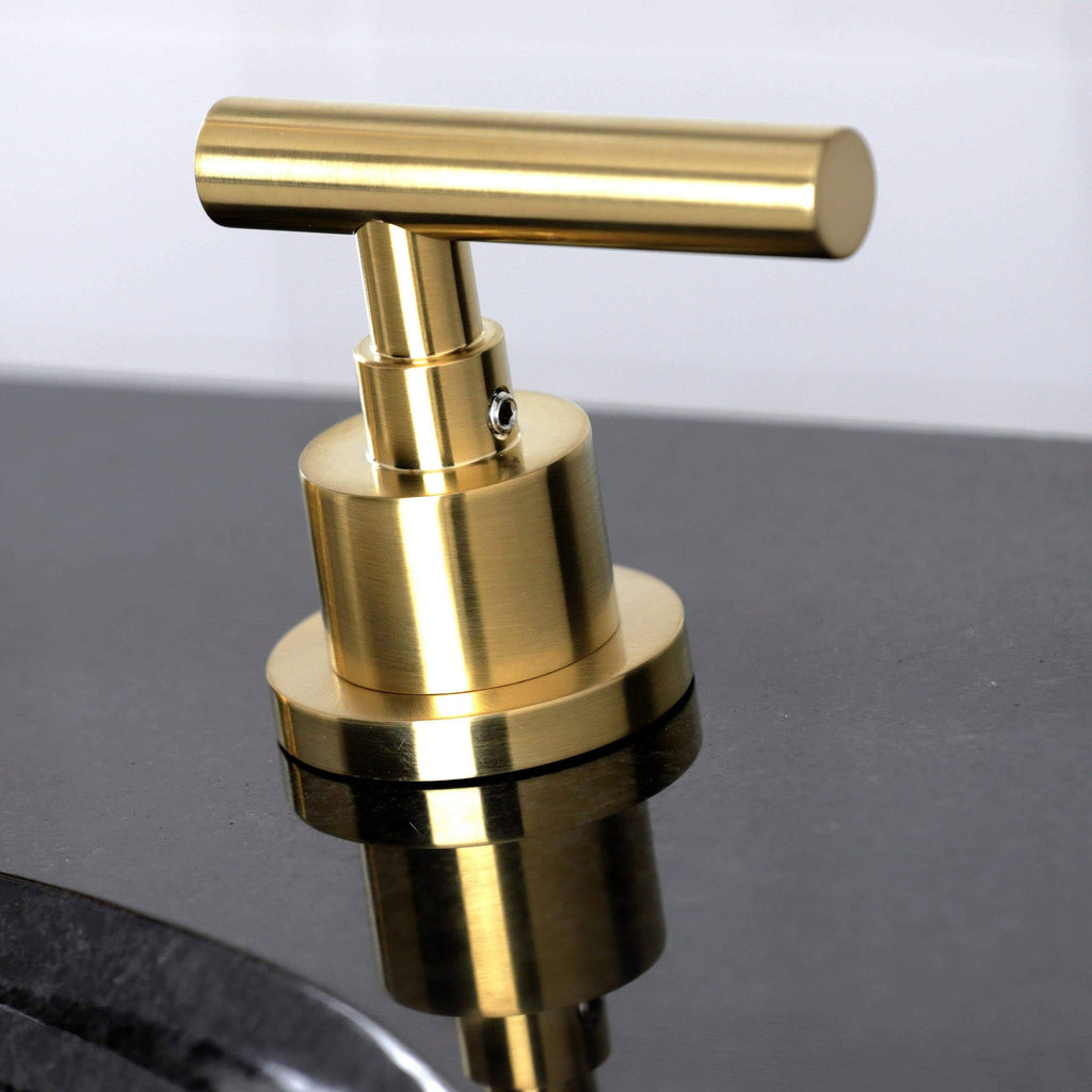 Polished Nickel Widespread Bathroom Faucet with Brass Pop-Up Z57416