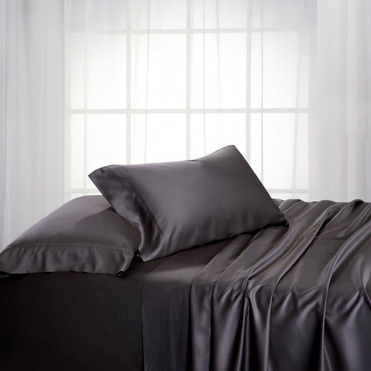 Split King Bamboo Hybrid Charcoal Bed Sheets F807546