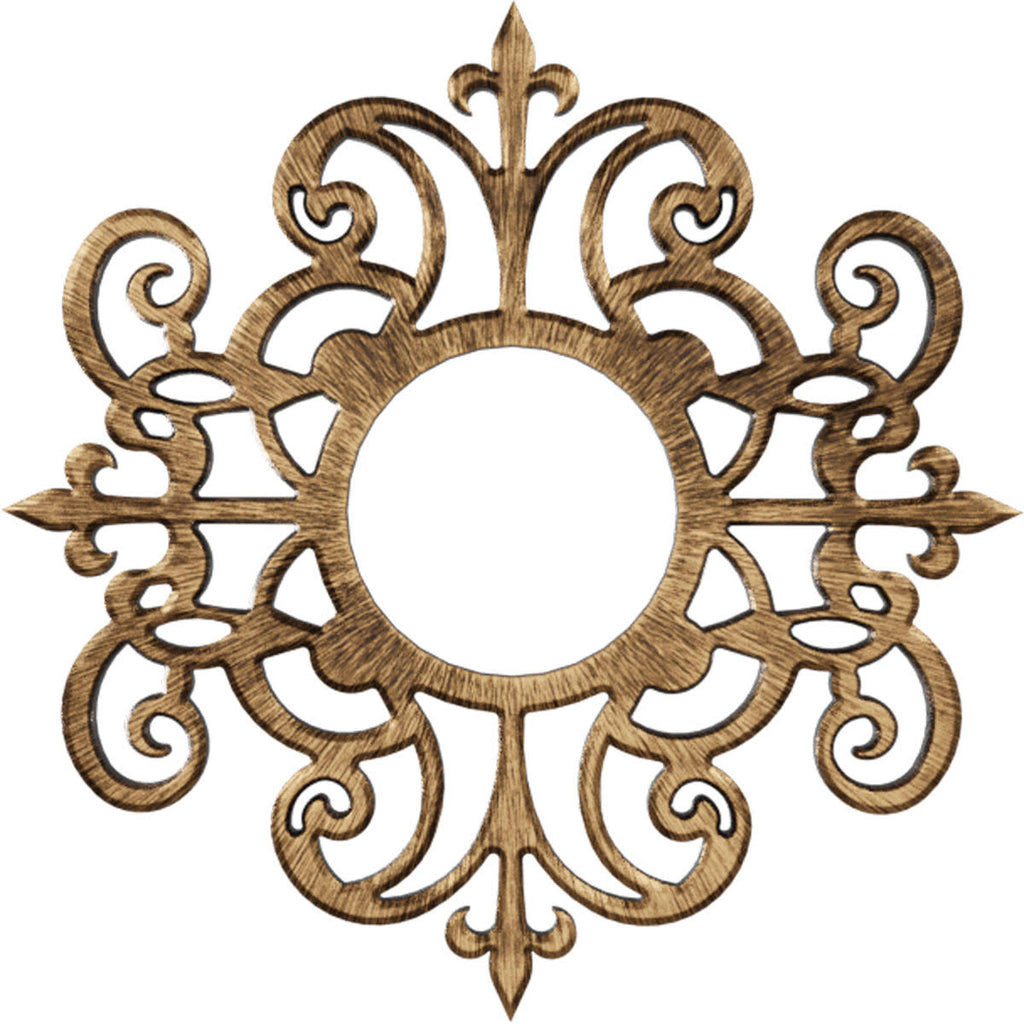 30x22OD x 9 3/4x22ID x 1x22P Dijon PVC Pierced Ceiling Medallion H234432