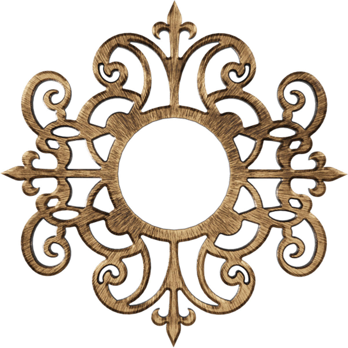 30x22OD x 9 3/4x22ID x 1x22P Dijon PVC Pierced Ceiling Medallion H234432