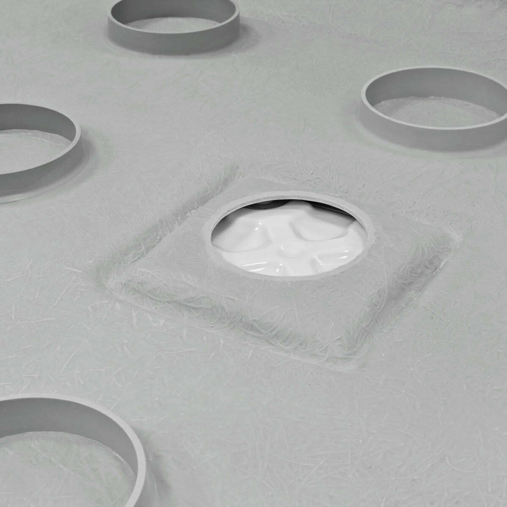 60 x 36 Right Double Threshold Shower Pan Base R617