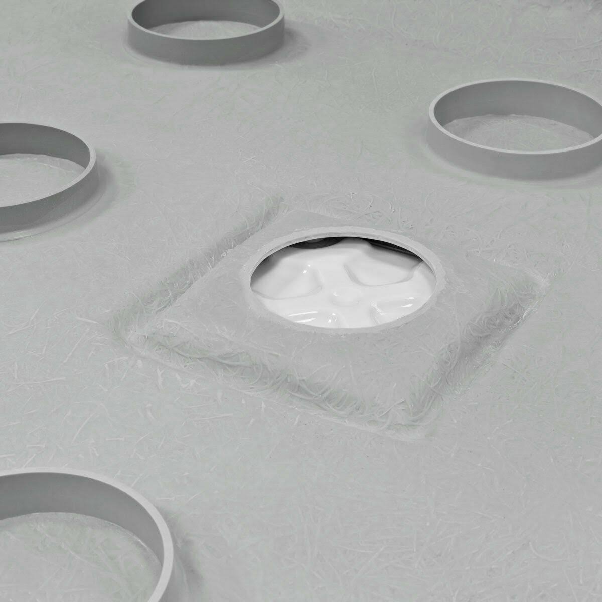 60 x 36 Right Double Threshold Shower Pan Base R617