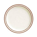 White with Brown Speckle 5.5 in. Plate I36912