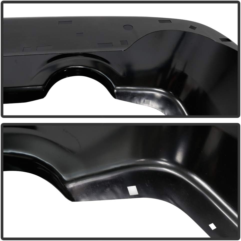 Black Steel Rear Step Bumper N39632