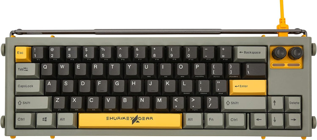 65% Wireless Mechanical Keyboard with White LED Backlit V455411
