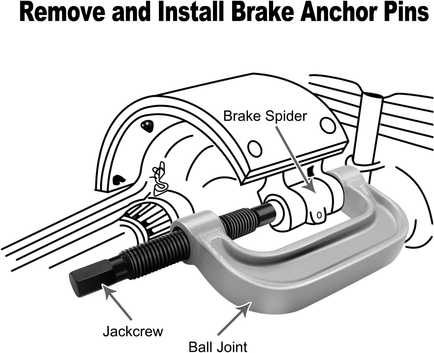 21 Pc Ball Joint Press Kit with 4x4 Adapters J922523