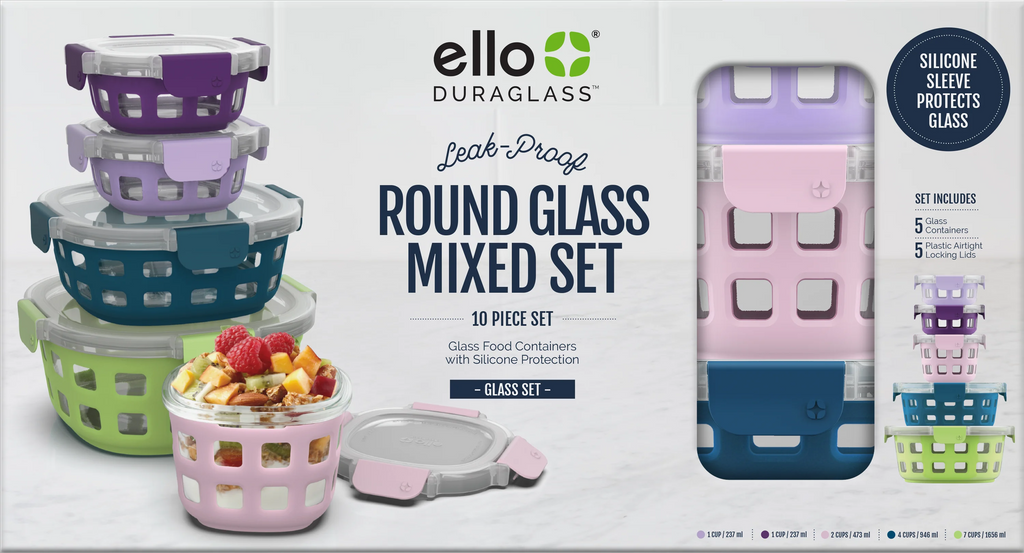 10 Piece Glass Food Storage Set M717345