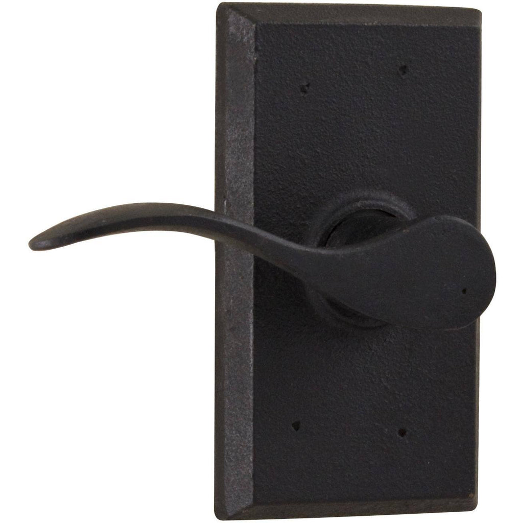 Black Left Hand Passage Door Lever Y5797