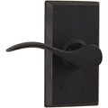 Black Left Hand Passage Door Lever Y5797