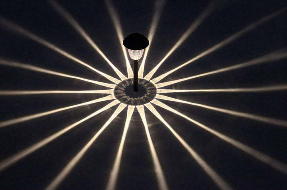 Solar LED Outdoor Lights 8-Pack Stainless Steel Pathway B4732