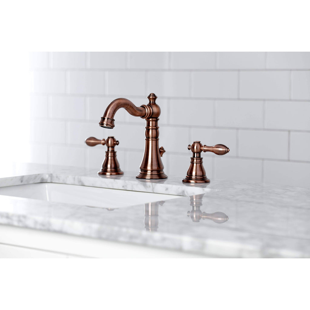 Antique Copper Widespread Bathroom Faucet M526