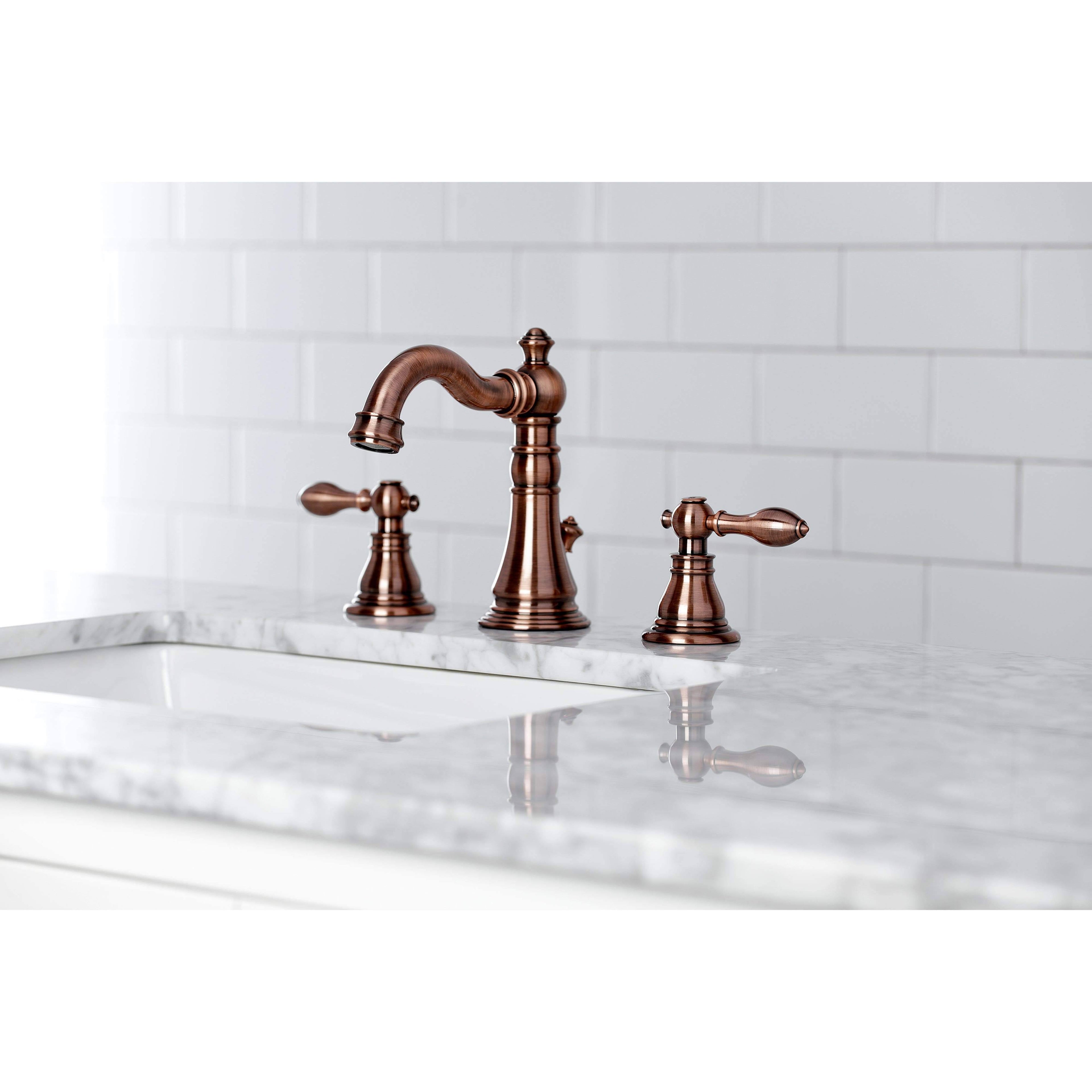 Antique Copper Widespread Bathroom Faucet M526