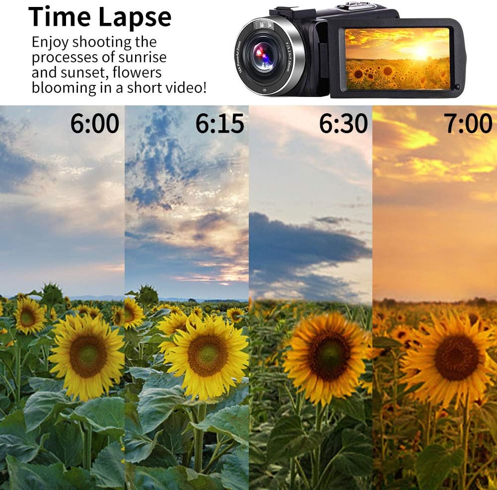 2.7K Full HD 30FPS Vlogging Camera with Microphone & Remote B157