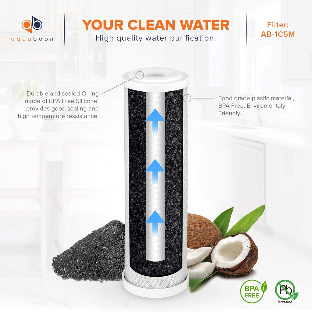 Set of 20 5 Micron 10 inch Water Filter Cartridges I516819