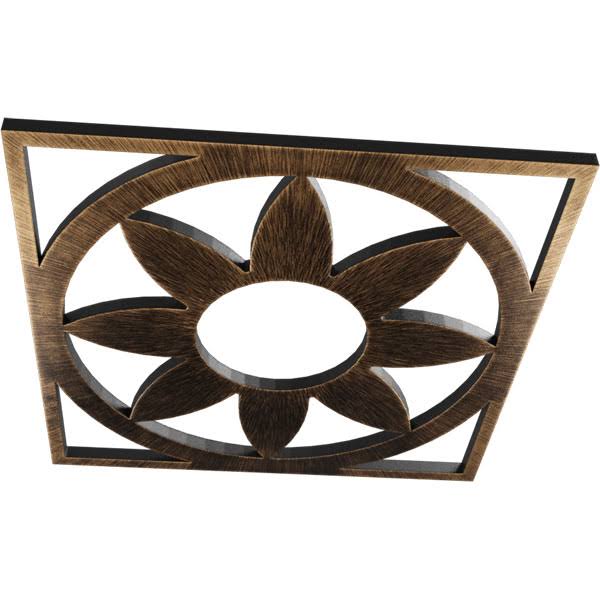32x22OD x 11 1/8x22ID x 1x22P PVC Pierced Ceiling Medallion A6828