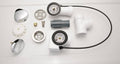 Chrome Cable Operated Waste and Overflow Drain D629405