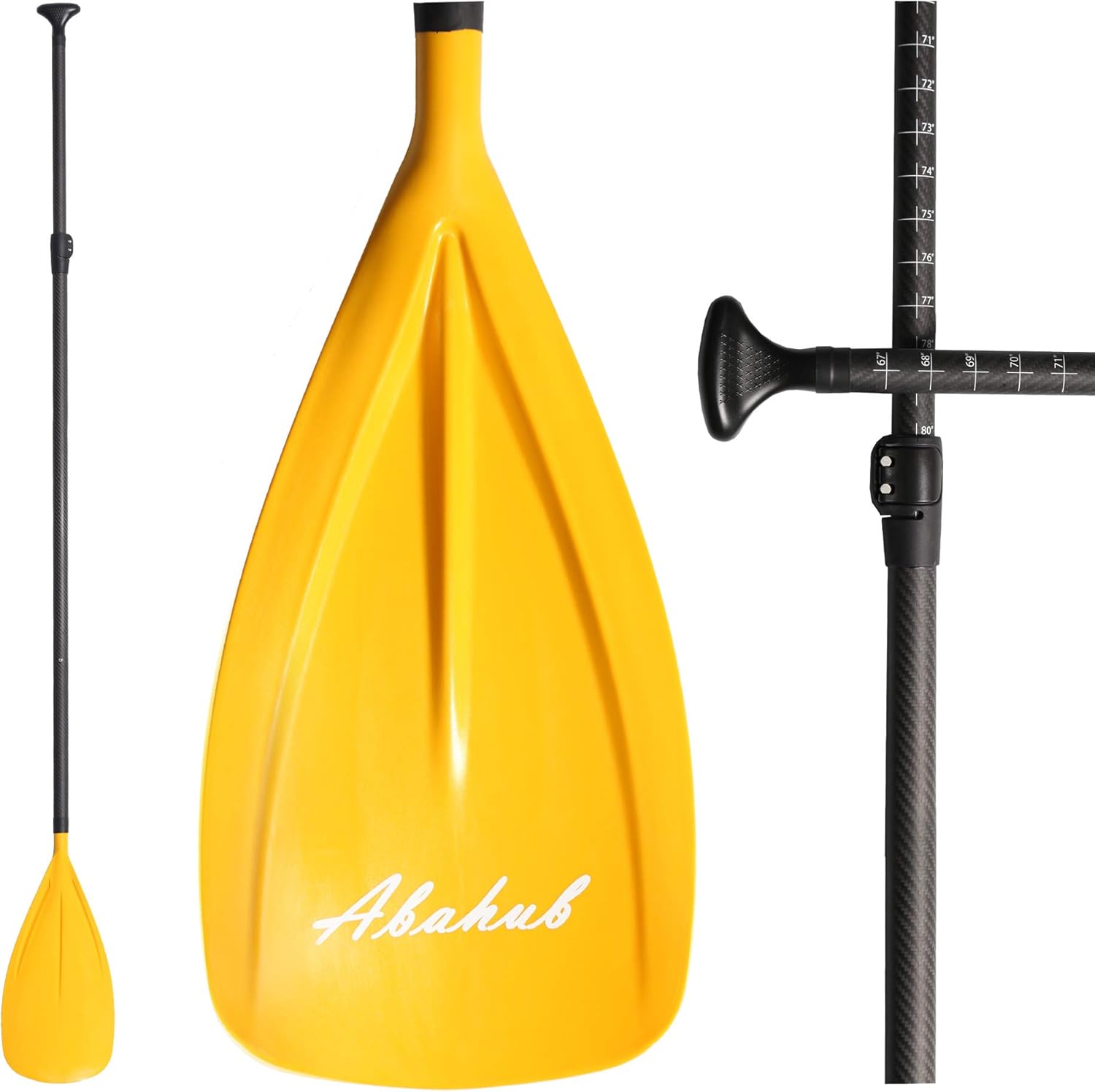 Carbon Fiber 3-Piece Adjustable SUP Paddle U132475