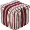 Carnelian Wool Pouf Q6860