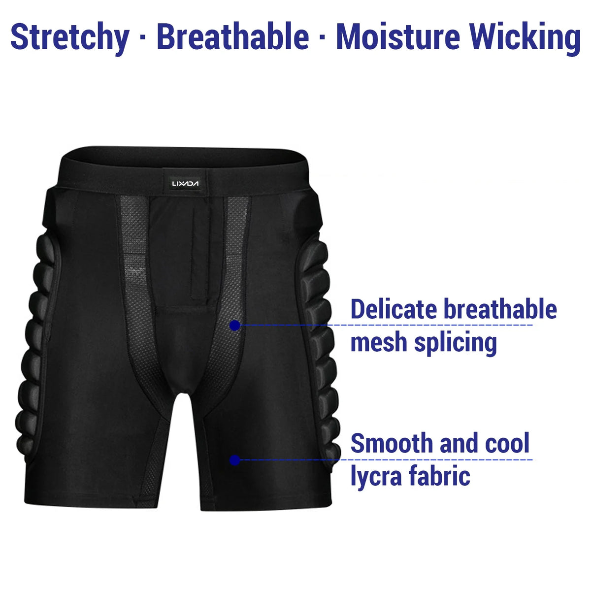 Waterproof Ski Shorts and Knee Pads Set Z9683
