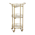 Gold Leaf Bar Cart S6927