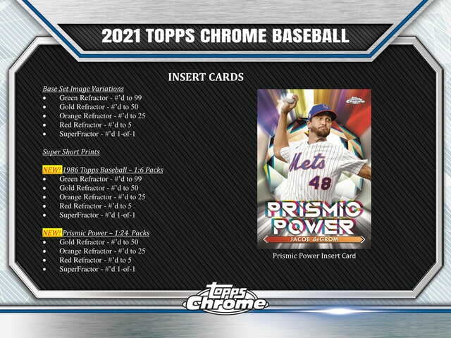2021 Topps Chrome Baseball Hobby T828