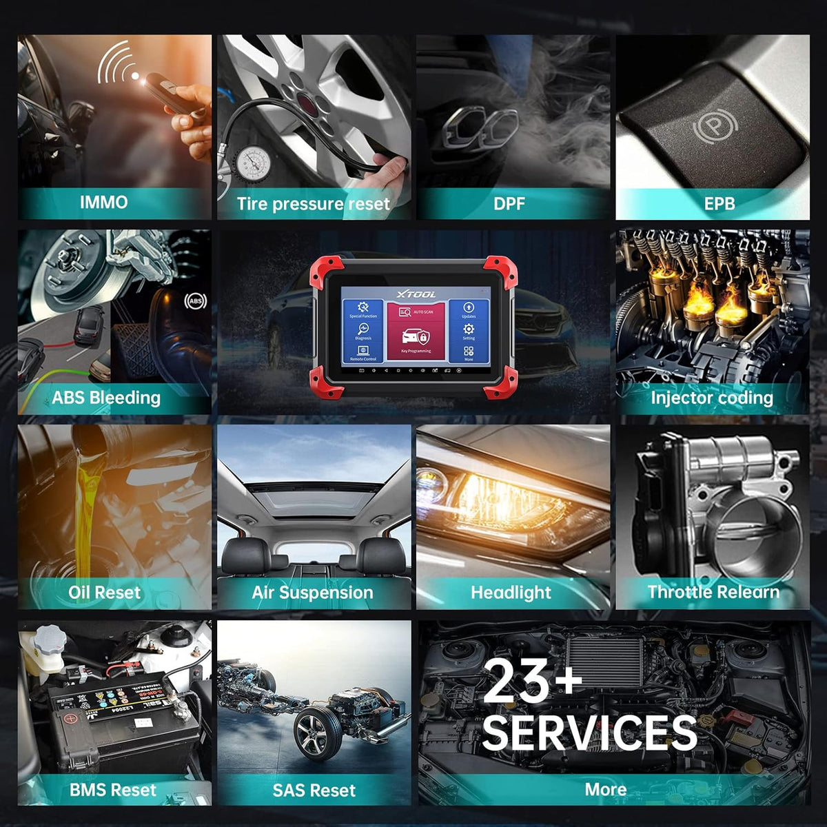 Automotive Key Programming Tool with 23+ Services X498