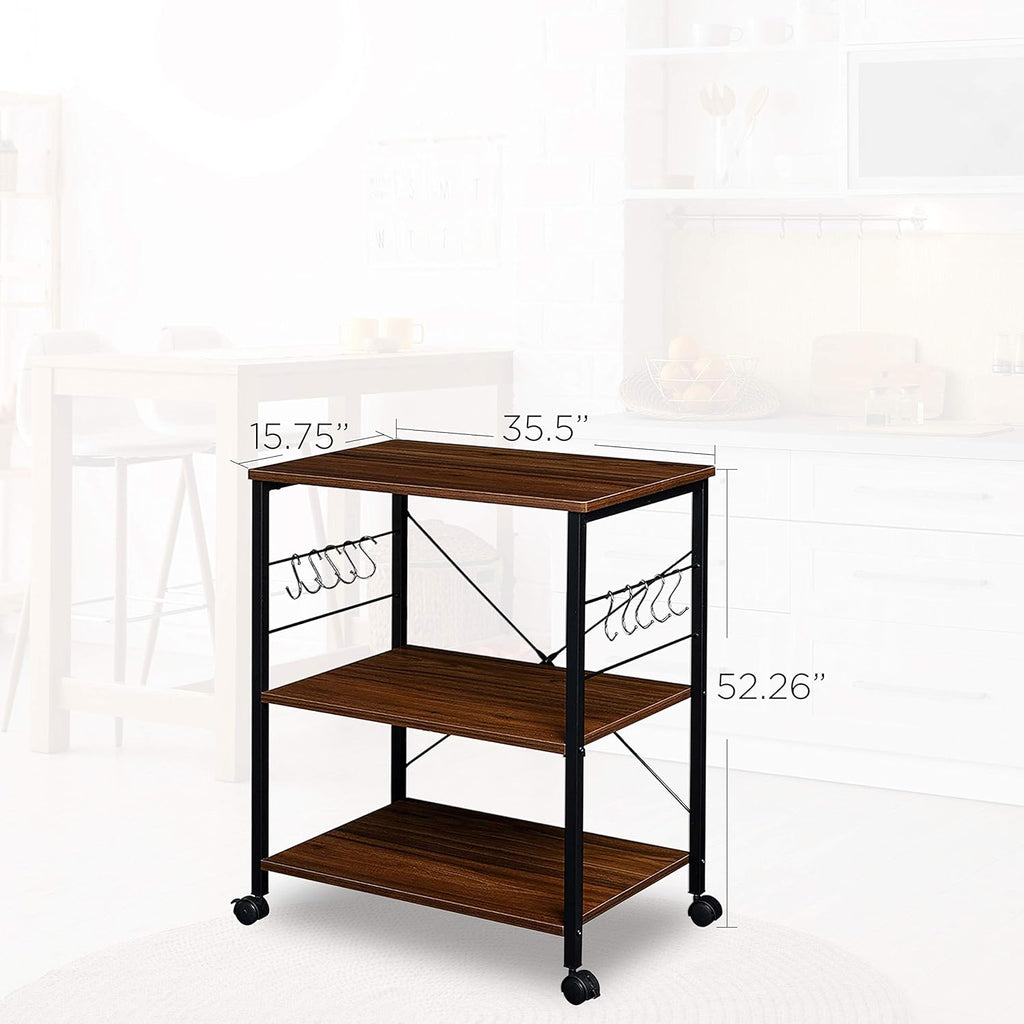 Vintage 3-Tier Bakers Rack with Storage U994