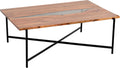 48 Acacia Wood and Acrylic Coffee Table F7227