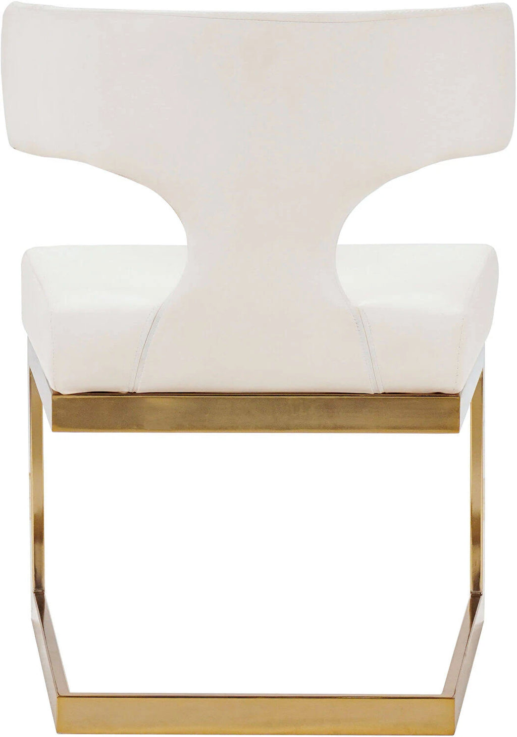 White Faux Leather Dining Chair N218