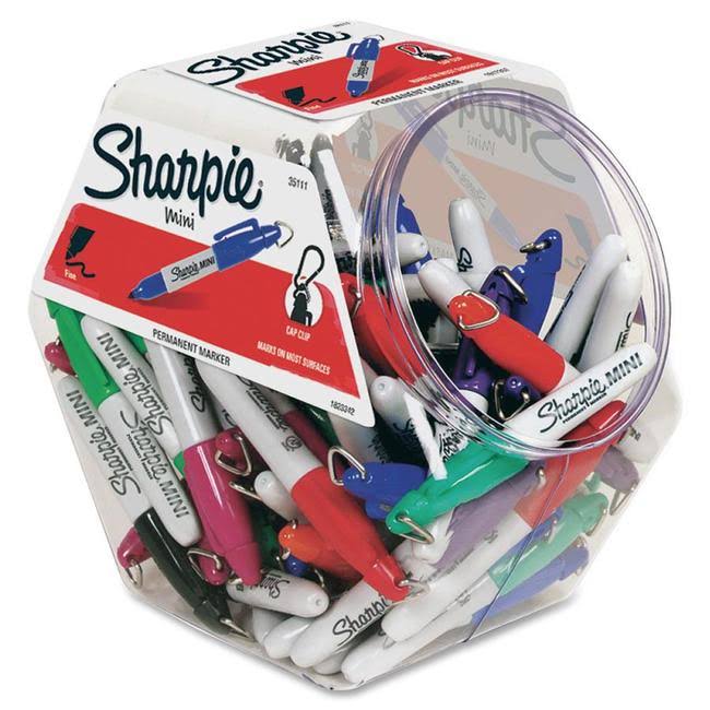 72 Count Assorted Fine Mini Marker W8297