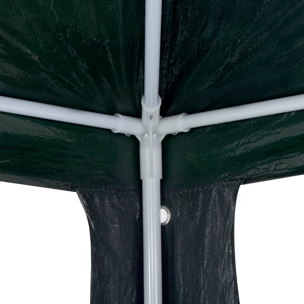 Party Tent Outdoor Gazebo Canopy PE Roof Sunshade Shelter Green 9.8ft x 19.6ft x 8.3ft F96484