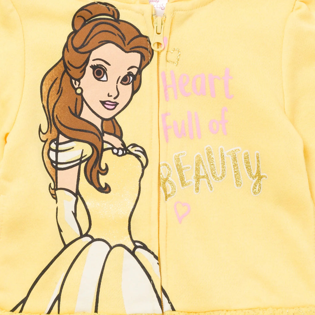 Disney Princess Belle Zip Up Hoodie F5321