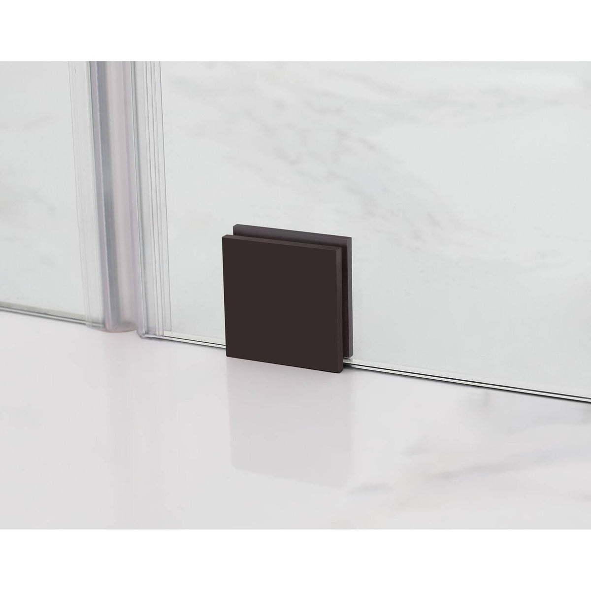 Chrome Frameless Square Shower Enclosure B600