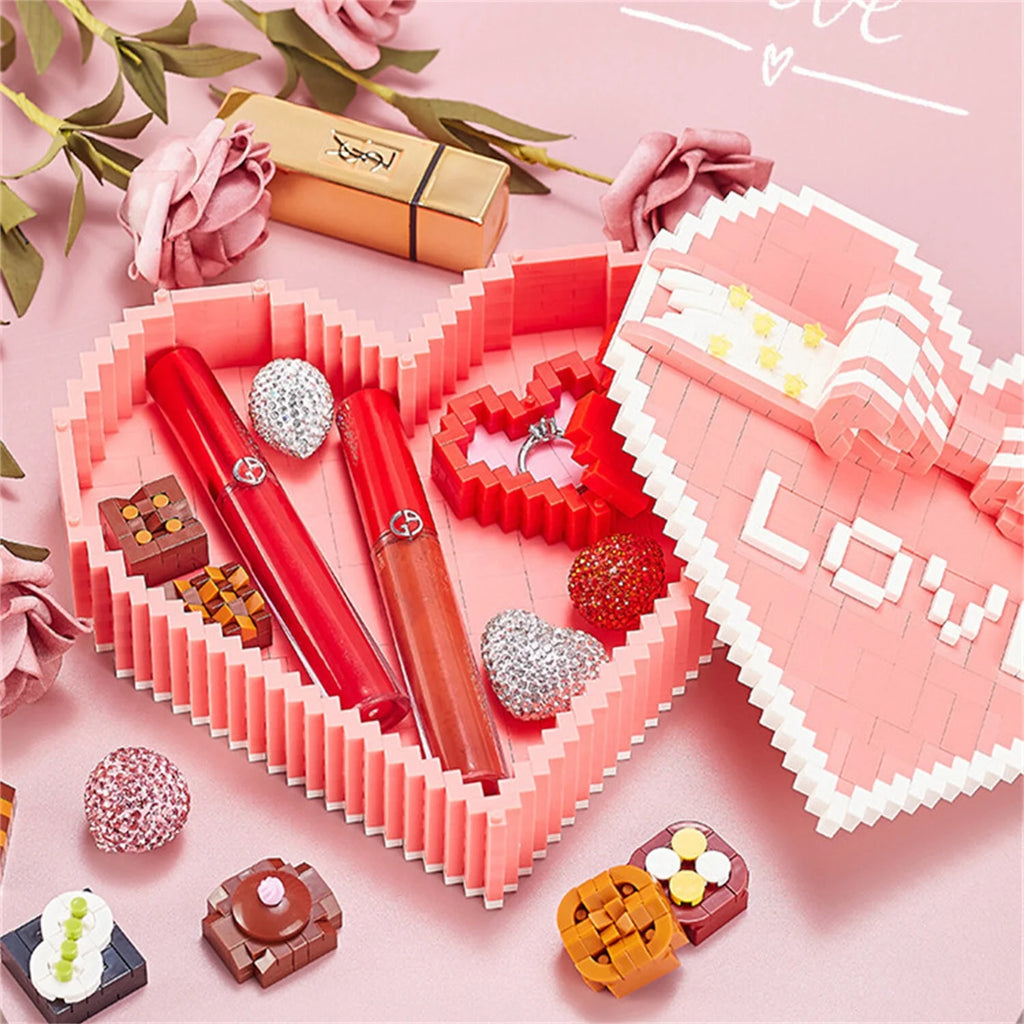 1999 Pieces Chocolate Building Blocks STEM Brick Kits Toy D23471