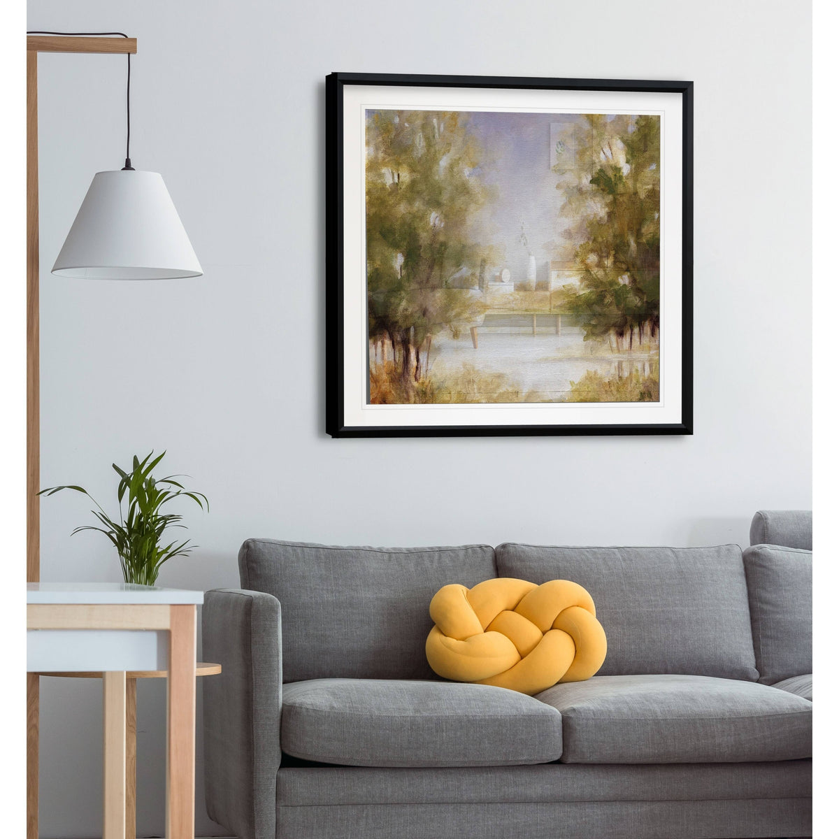 Framed Giclee Print 16x16 L794482