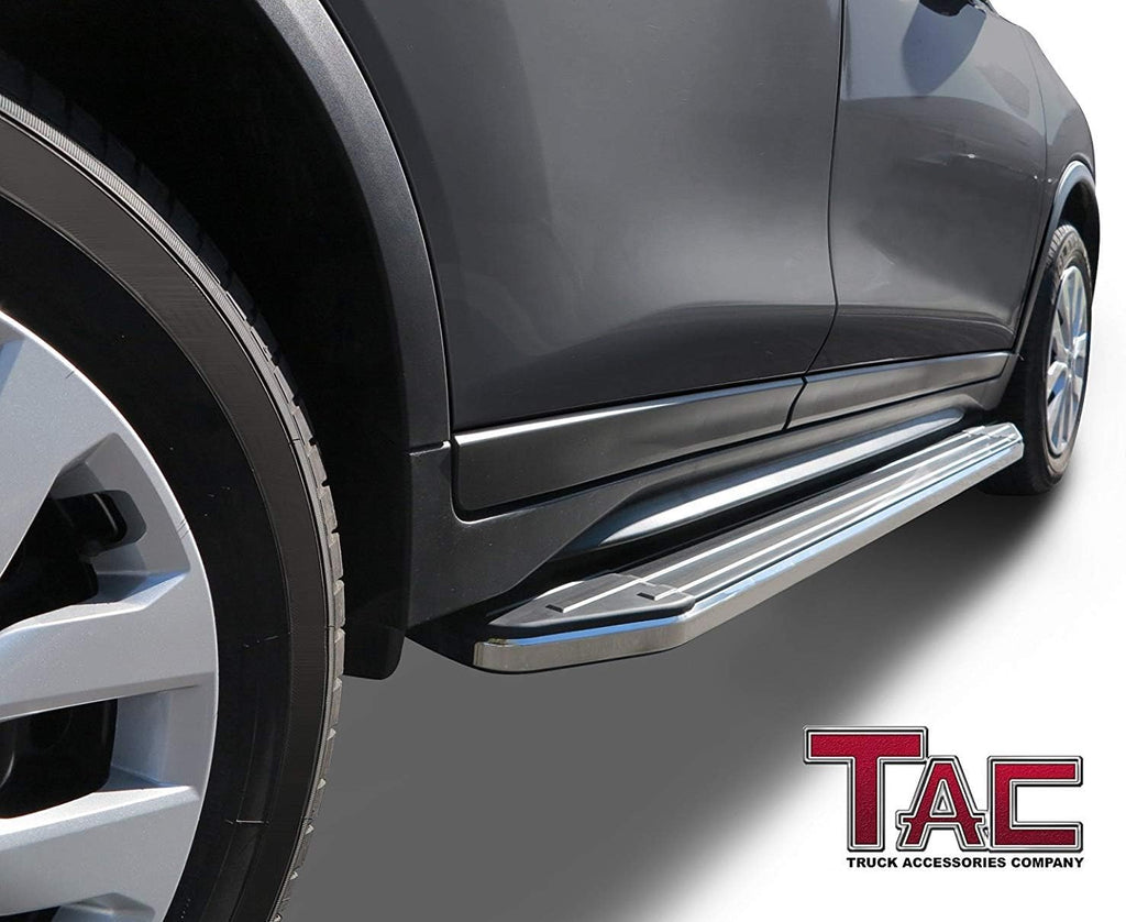 Aluminum Black Side Steps Running Boards 2 Pieces D126