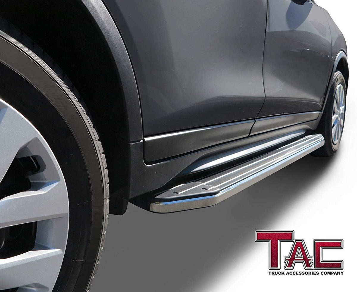 Aluminum Black Side Steps Running Boards 2 Pieces D126