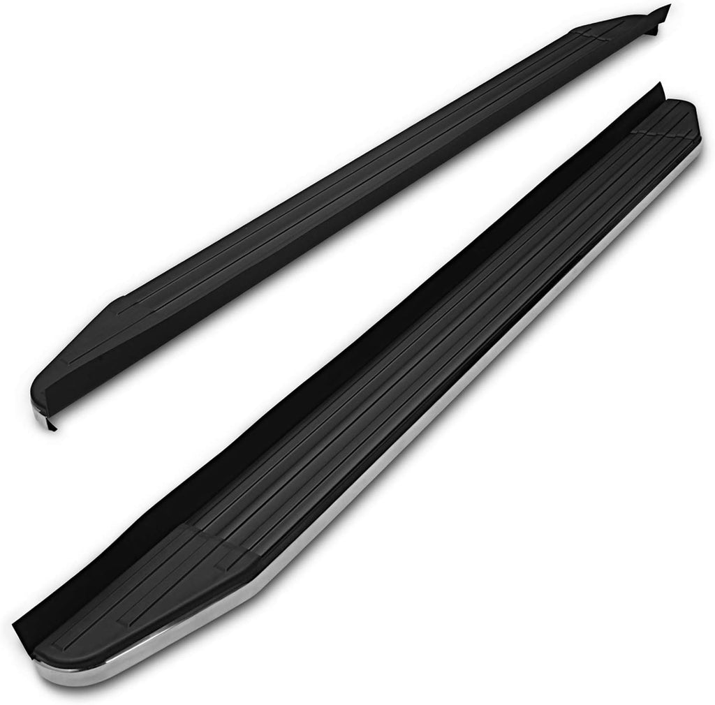 Aluminum Black Side Steps Running Boards 2 Pieces D126