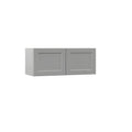 Assembled 30x12x12 in. Wall Bridge Kitchen Cabinet in Heron Gray Q798501