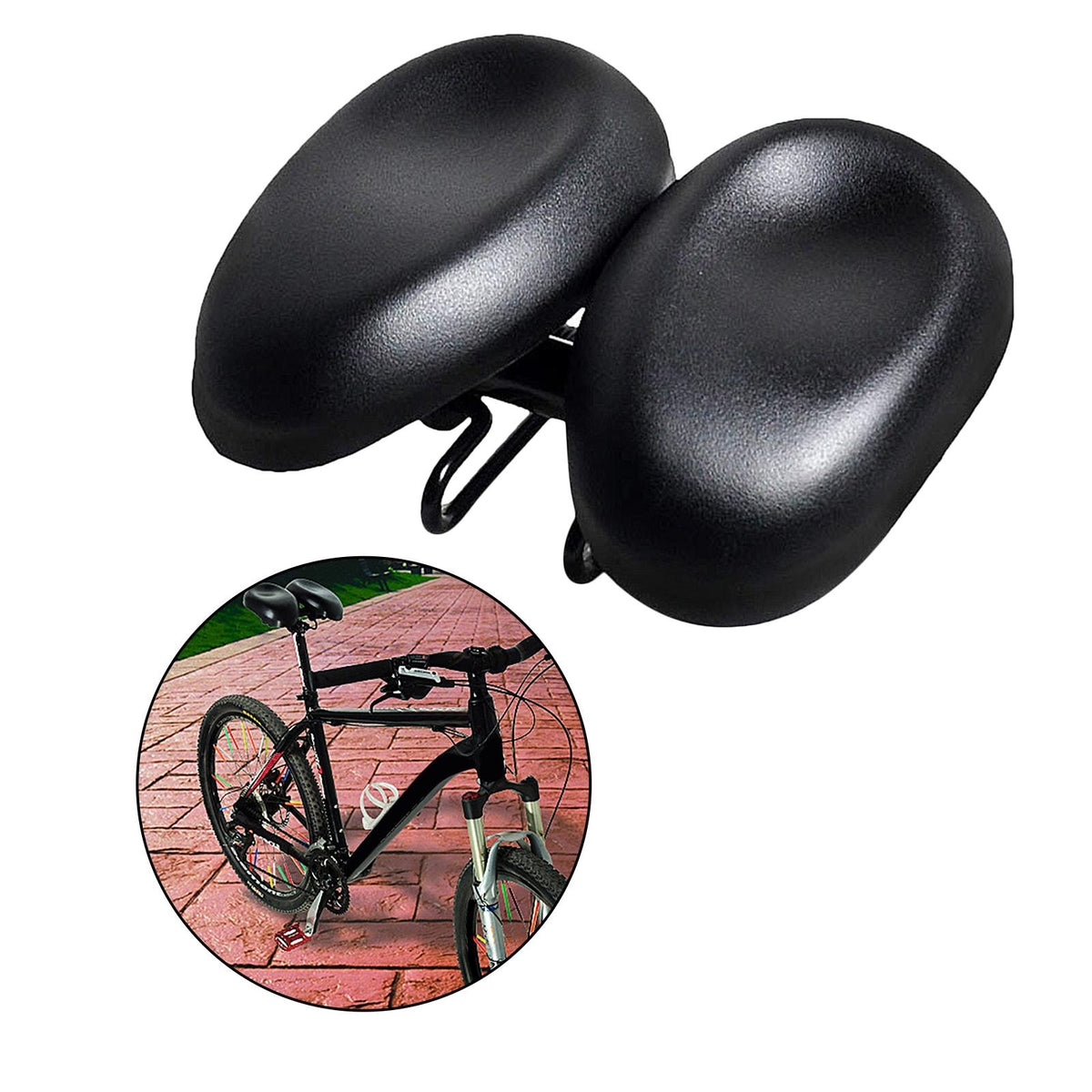 Dual Pad Bike Cushion Saddle A318846
