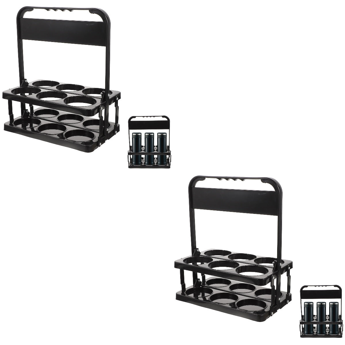 2pcs Sports Bottle Holder Water Bottle Rack Carrier Storage Holder Z66034