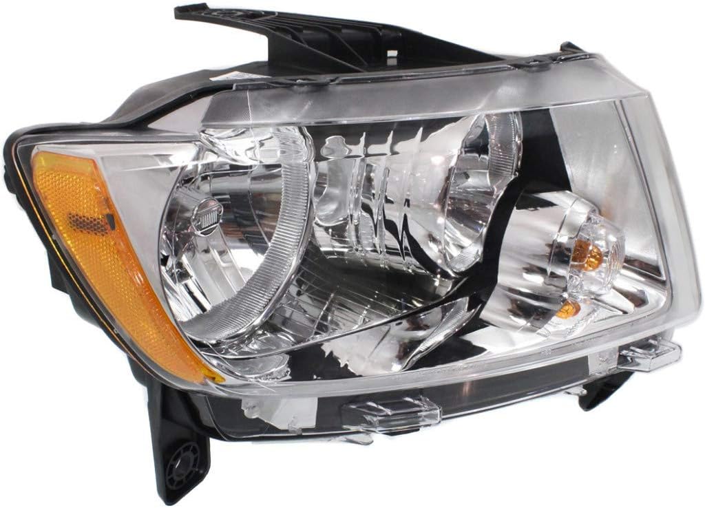 Passenger Side Composite Halogen Headlight Assembly S2217