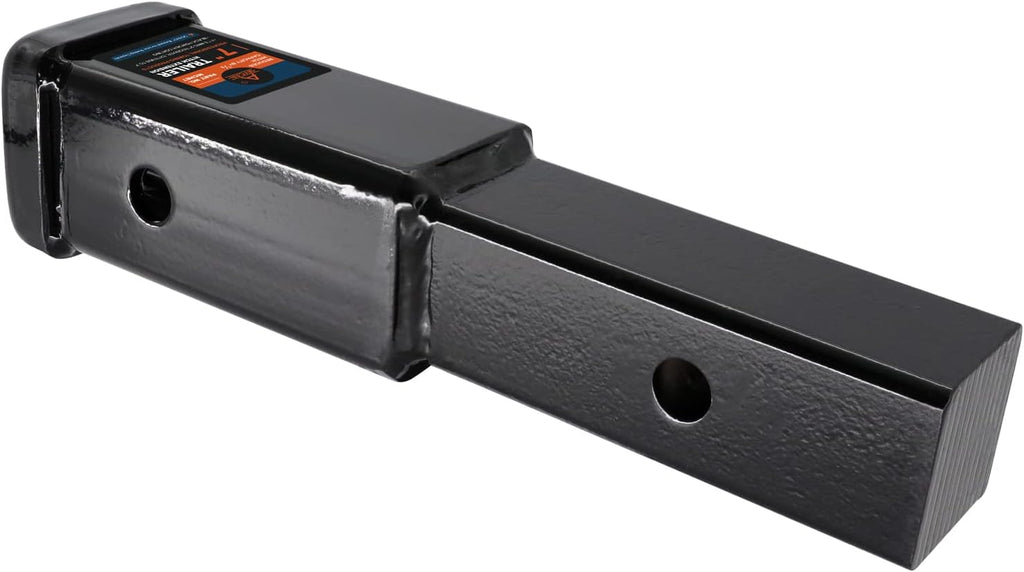 Hitch Extender 7 inch Trailer Extension for 2 inch Receiver Solid Shank 3500 lbs Pack of 2 N662