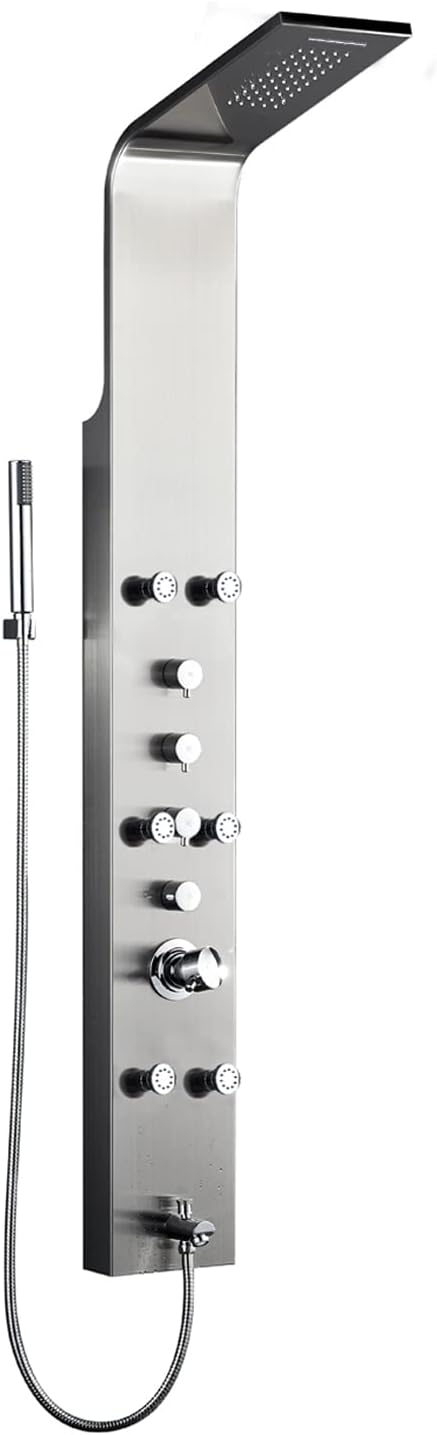 Real #304 Stainless Steel Wall Mount Shower Panel System O2444