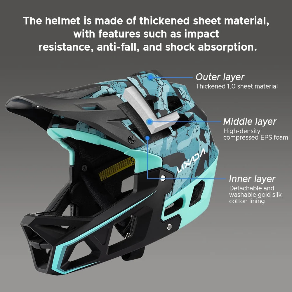 Full Face Mountain Bike Helmet W512715