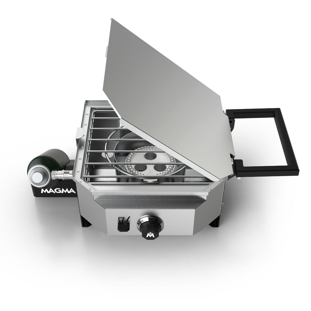 Single Burner Camping Stove With Grill Top S315742