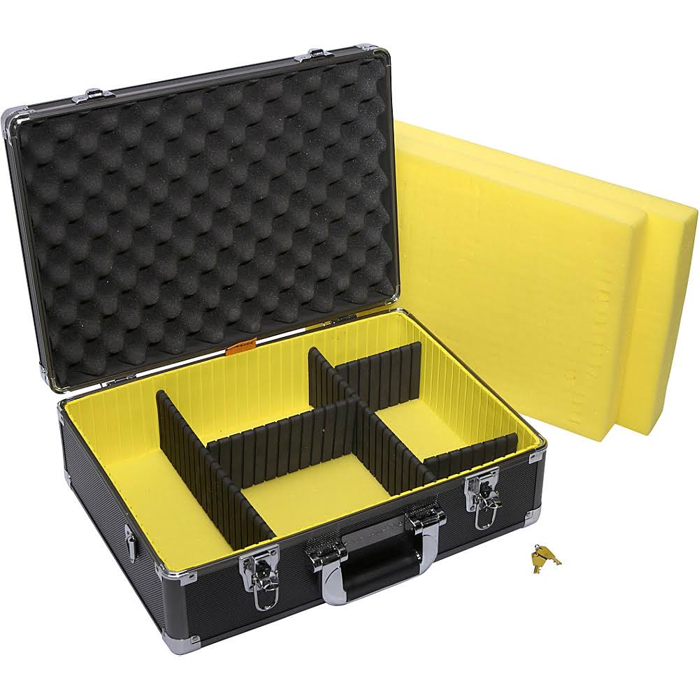Aluminum Hard Case, Grey/Black I7594